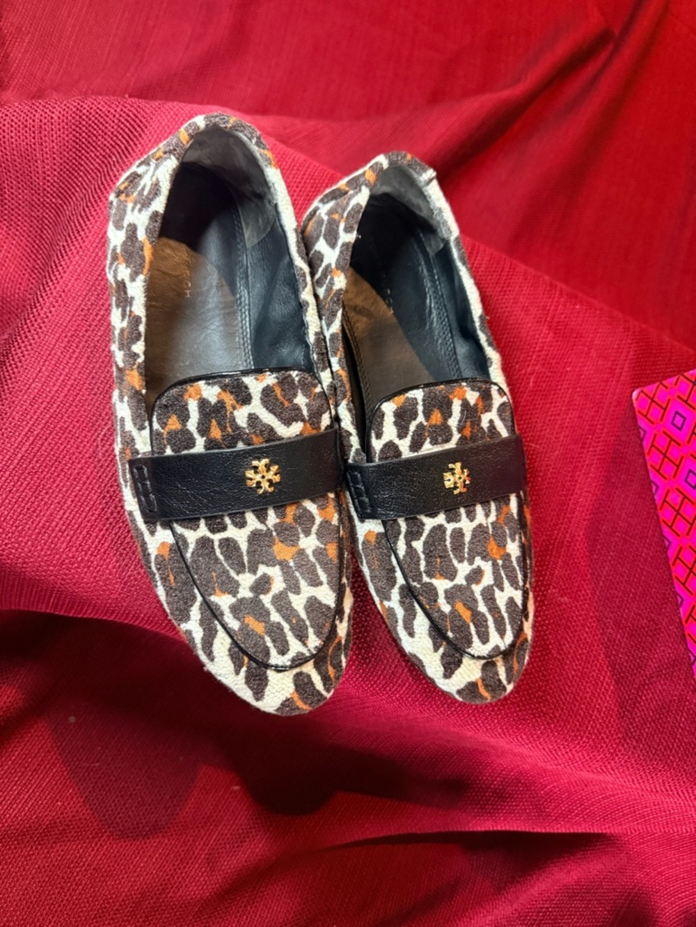 Leopard Ballet Loafer Box — Black